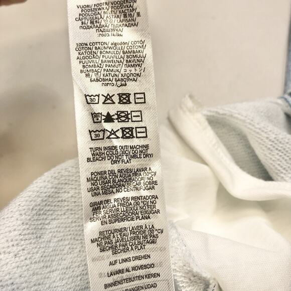 Rag & Bone Womens Jeggings Pants Blue Size M Miramar Terry Pull Wide Leg Cotton - Picture 8 of 9